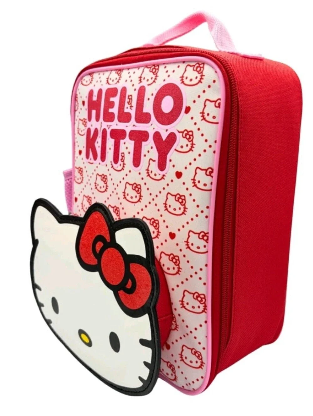 Hello Kitty Red and Pink Character Lunch Tote